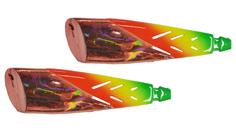 Brads Kokanee Cut Plug Unrigged, Mexican Hat, Two Pack, TPKCP-110