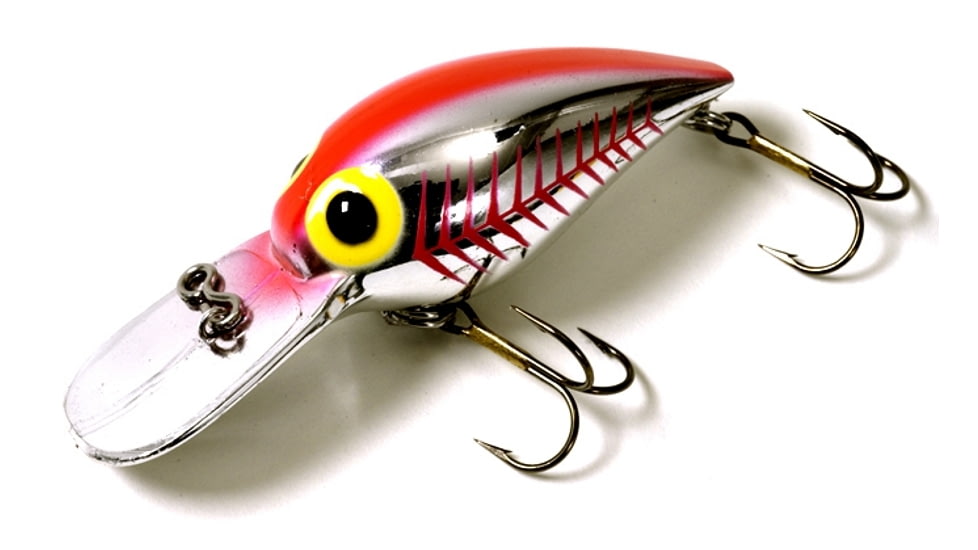 Brads Magnum Wiggler Crankbait, Floating/Sinking, Metallic Silver, 3 3/4in, 3/4oz, WMW-025