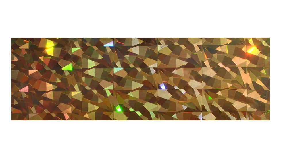 Brads Reflective Tape, Gld-Holo-Flash, 2 X 6, 3 Pack, RT-02