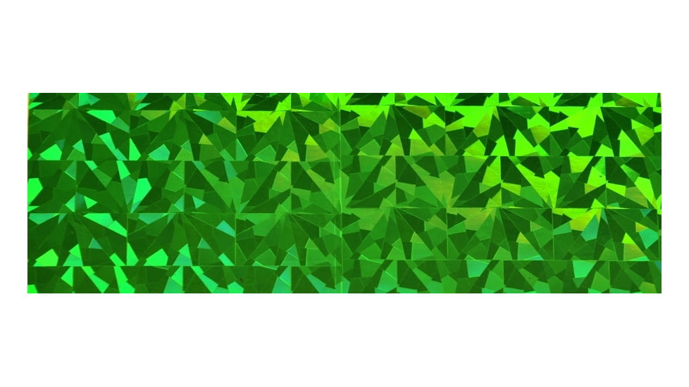 Brads Reflective Tape, Lime/Green-Holo-Flash, 2 X 6, 3 Pack, RT-16