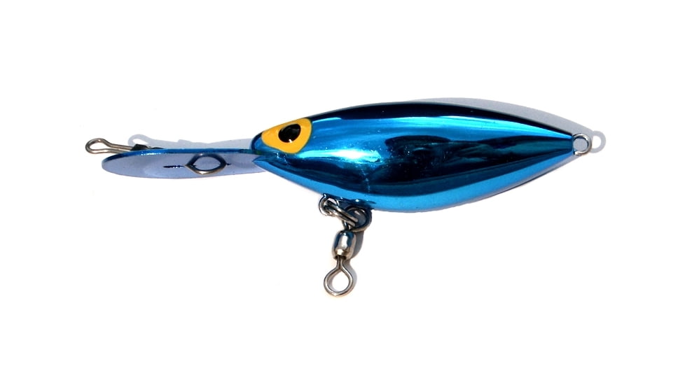 Brads Std Bait Diver Trolling/Back Bouncing Plug, Magnum Metallic Blue, STD-14