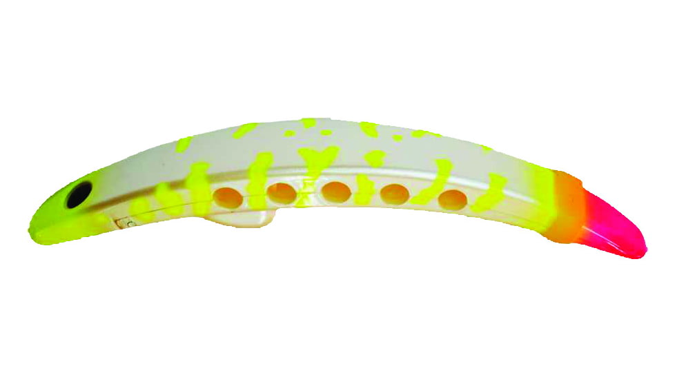 Brads Super Bait Casting/Trolling Lure, With Rolling Swivel And Scent Pad, Candy Corn, 4in, SB-40