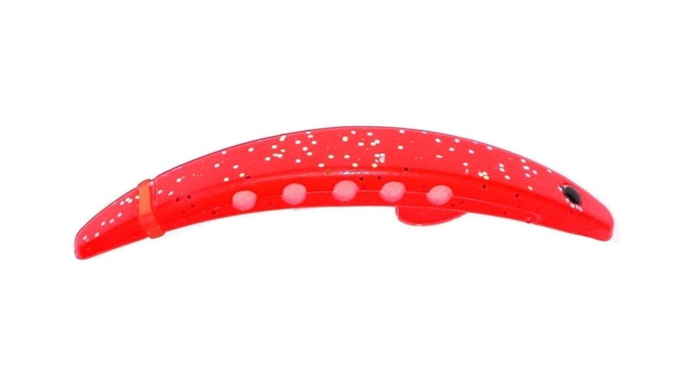 Brads Super Bait Casting/Trolling Lure, With Rolling Swivel And Scent Pad, Hot Tamale, 4in, SB-13