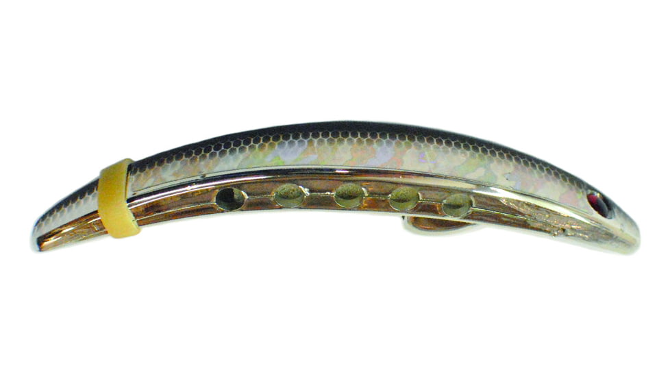 Brads Super Bait Casting/Trolling Lure, With Rolling Swivel And Scent Pad, Pearl Jack, 4in, SB-121