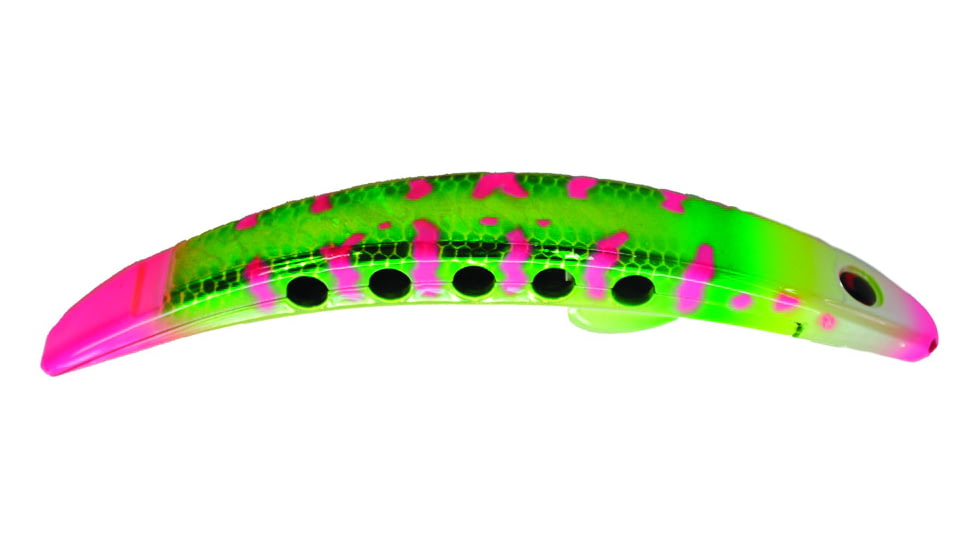 Brads Super Bait Casting/Trolling Lure, With Rolling Swivel And Scent Pad, Twisted Sister, 4in, SB-510