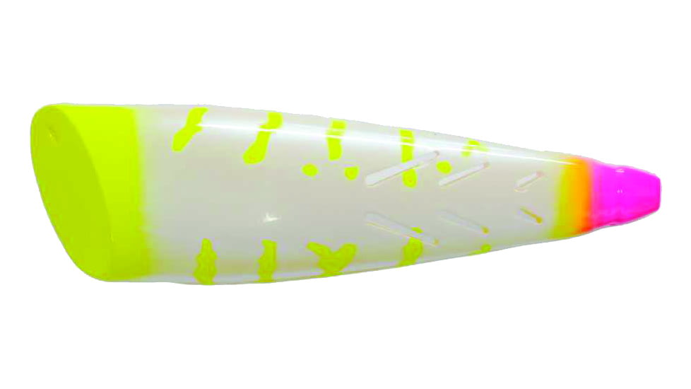 Brads Super Bait Cut Plug Lure, With 40 Lb Leader And #2 Treble, Candy Corn, 4in, SCP-40