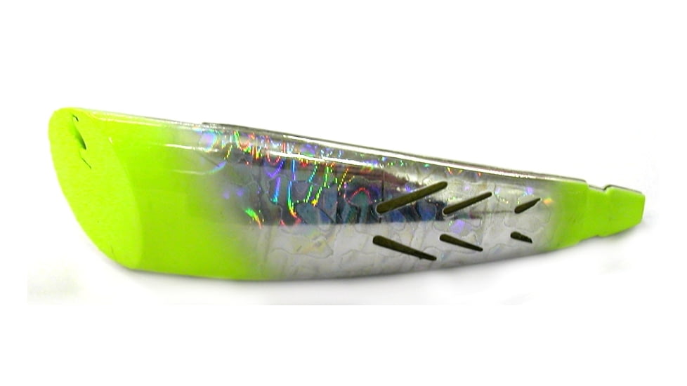Brads Super Bait Cut Plug Lure, With 40 Lb Leader And #2 Treble, Honeydew, 4in, SCP-31