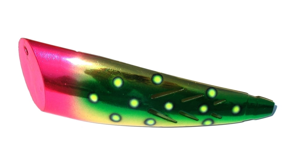 Brads Super Bait Cut Plug Lure, With 40 Lb Leader And #2 Treble, Lucky Charm, 4in, SCP-18