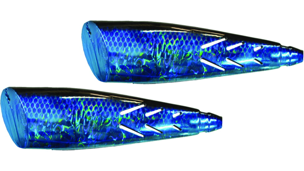 Brads Super Bait Cut Plug, Rolling Swivel Scent Pad, Blue Jack, 4in, #2 Treble, 2/Pack, TPSCP-43
