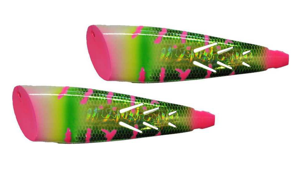 Brads Super Bait Cut Plug, Rolling Swivel Scent Pad, Twisted Sister, 4in, #2 Treble, 2/Pack, TPSCP-510