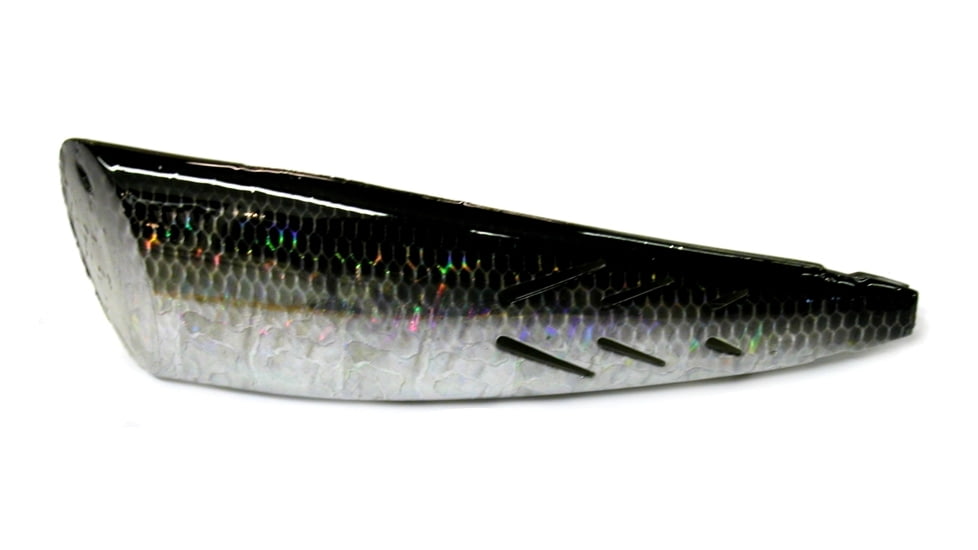 Brads Super Bait Mini Cut Plug, With 20# Leader And #2 Treble Hook, Black Magic, 3in, MCP-21