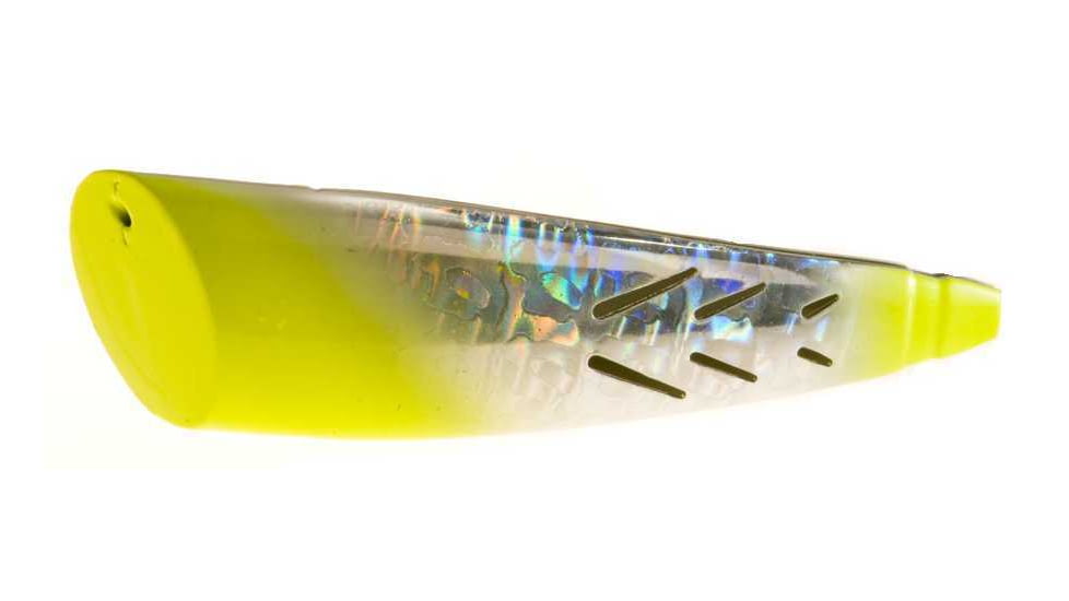 Brads Super Bait Mini Cut Plug, With 20# Leader And #2 Treble Hook, The Honeydew, 3in, MCP-31