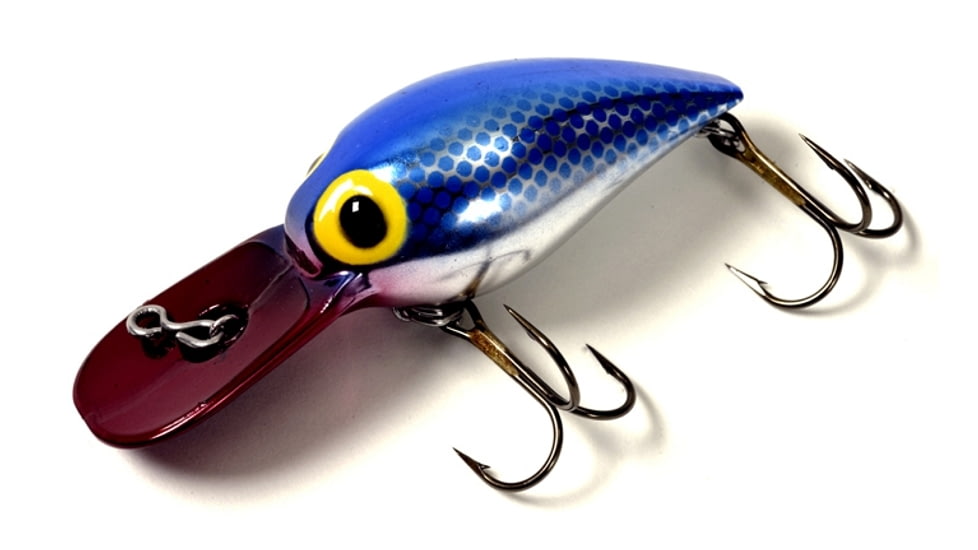 Brads Wee Wiggler Crankbait, Floating/Sinking, Blue Pirate, 2 1/4in, 1/3oz, BWW-06