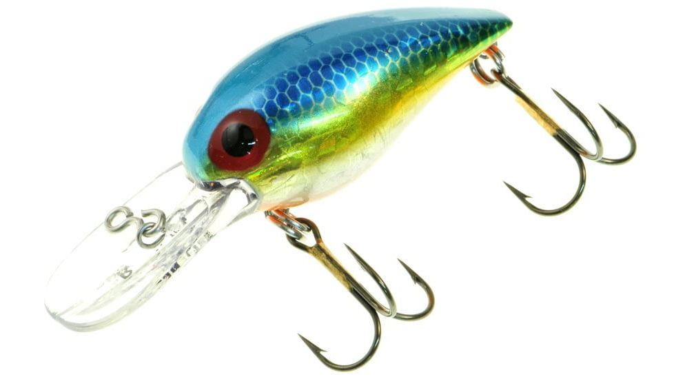 Brads Wiggler Crankbait, Floating/Sinking, Silver Holograph with Blue/Black Mesh/Orange Belly, 3in, 3/8oz, BW-163