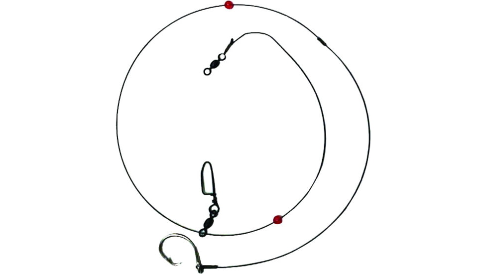 Breakaway Redfish Rig 12/0 Circle Fish Finder Steel Leader, RF1
