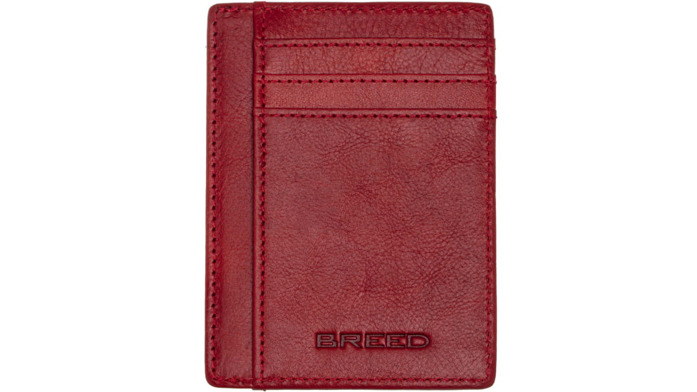 Breed Chase Front Pocket Wallet, Red, One Size, BRDWALL003-RED