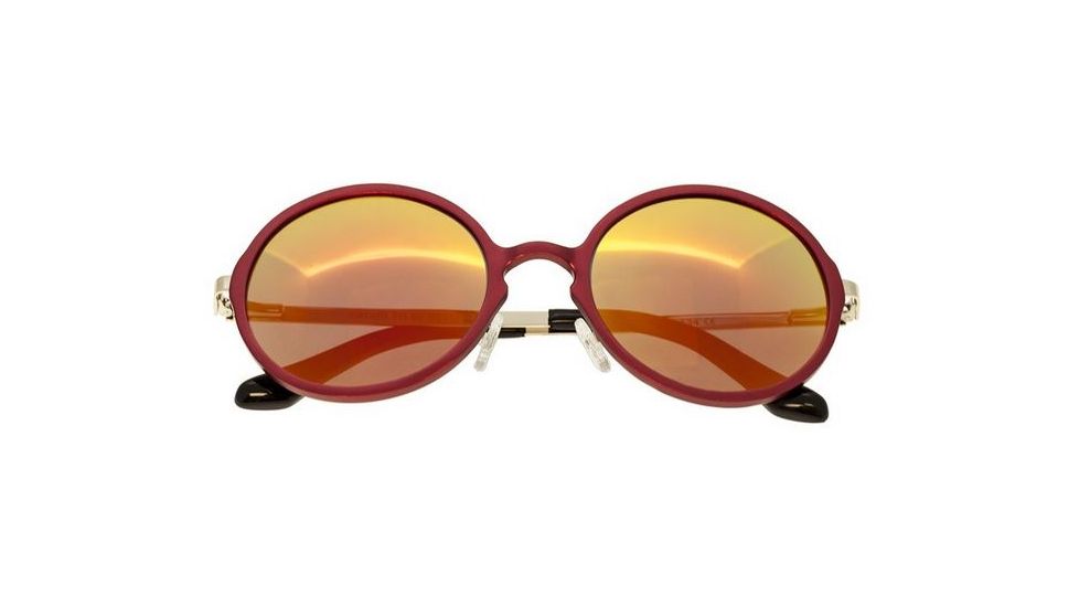 Breed Corvus Sunglasses, Red Titanium Frame, Red Lens BSG025RD