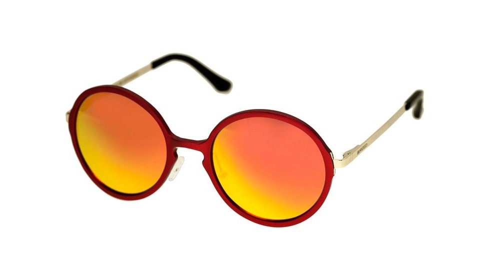 Breed Sunglasses Corvus Polarized Sunglass - Men's, Red/Red-Yellow, One Size, BSG025RD