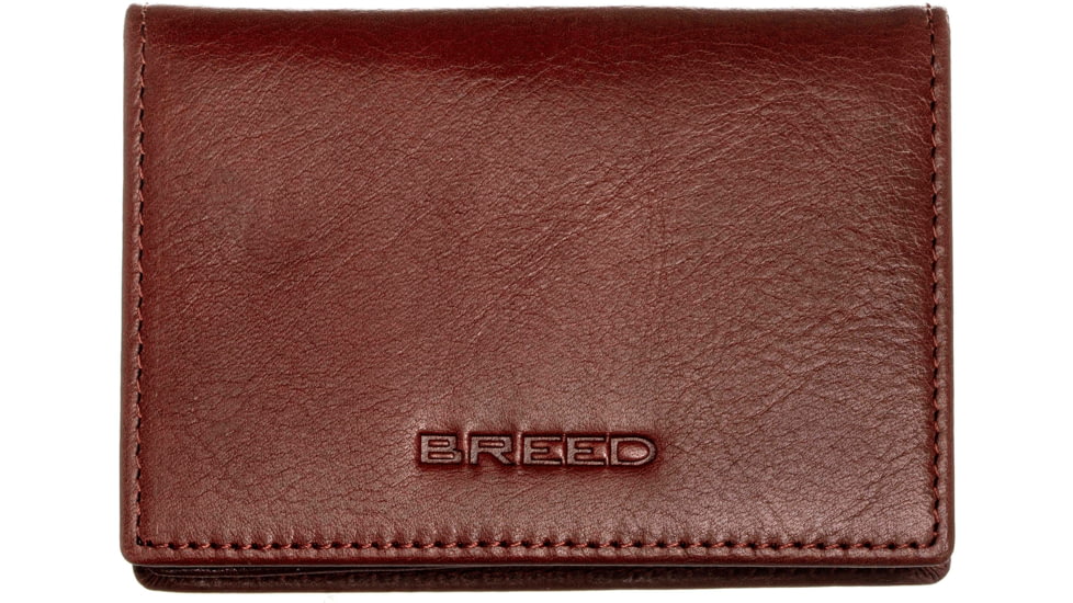 Breed Porter Bi-Fold Wallet, Brown, One Size, BRDWALL002-BRN