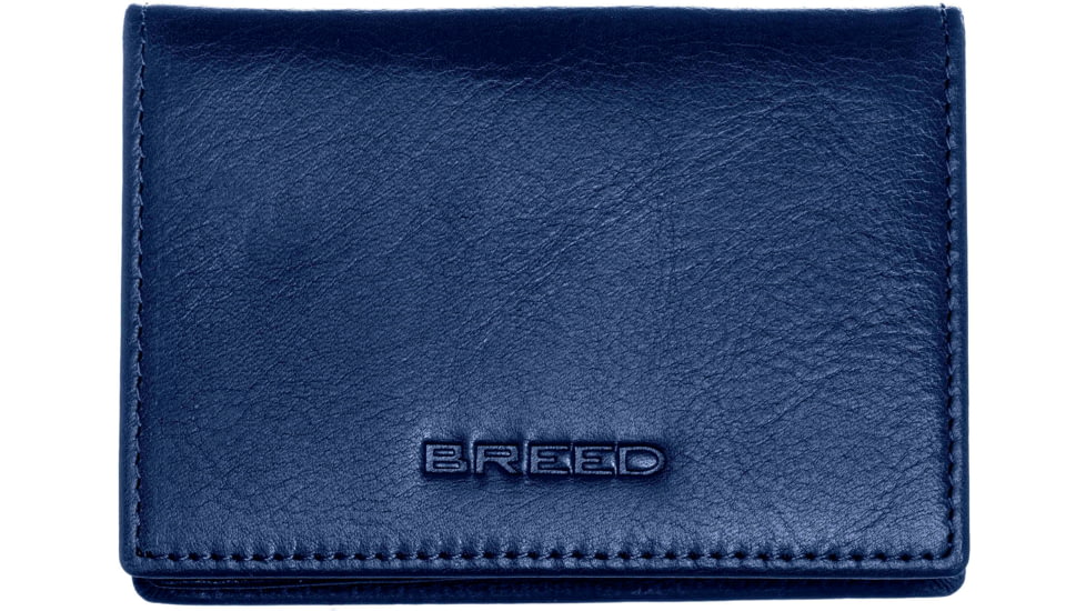 Breed Porter Bi-Fold Wallet, Navy, One Size, BRDWALL002-BLU