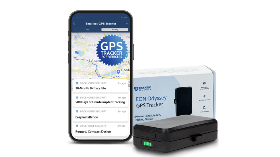 Brickhouse Security EON Odyssey GPS Tracker, Black, G-EonGPS