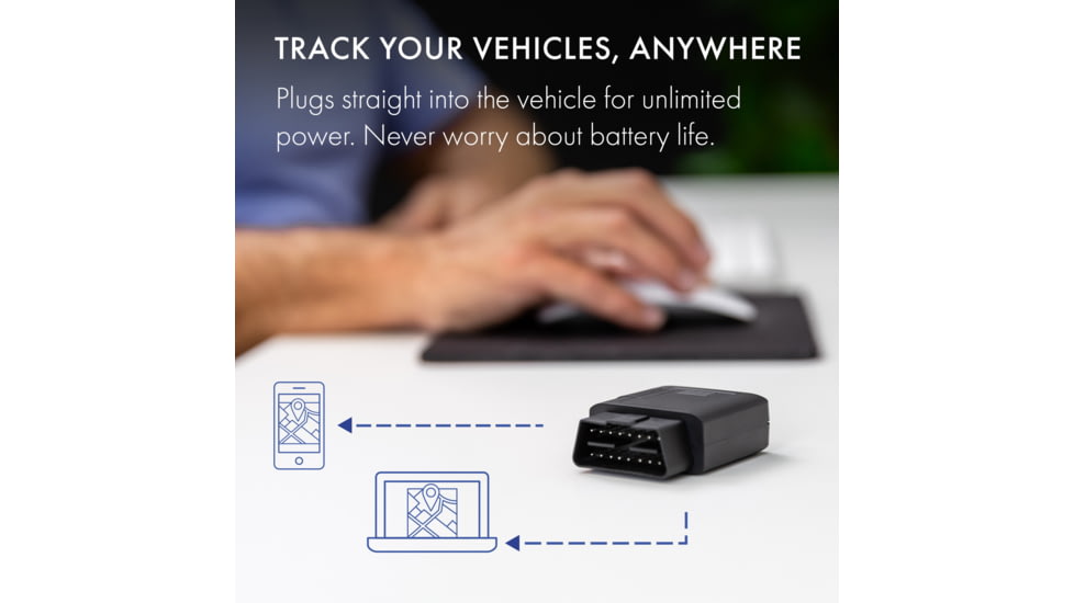 Brickhouse Security TrackPort OBD Vehicle GPS Tracker, 34g, G-TrackPortGPS
