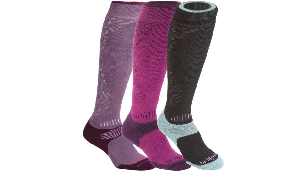 Bridgedale All Mountain Heavy Irregular Knee High Sock - Women's-Assorted-Small