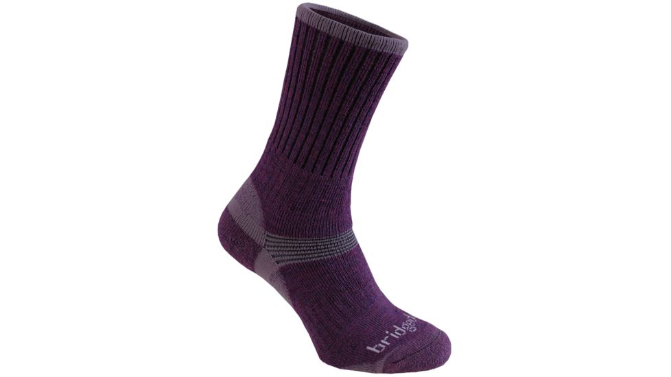 Classic Merino Hiker Medium Crew Sock - Womens-Aubergine-Small