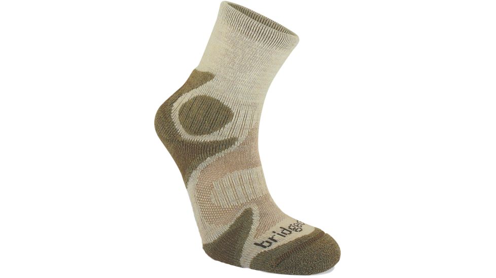 Bridgedale CoolFusion TrailHead Light 3/4 Crew Irregular Sock - Men's-Assorted-Large