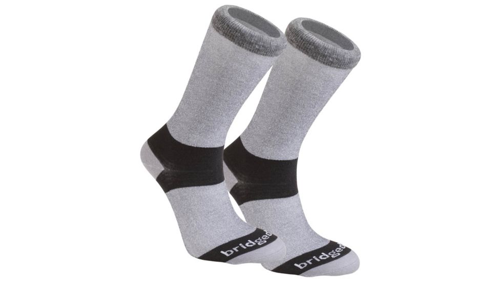 Bridgedale Coolmax Liner 2pk Grey Md B610539-806 MD