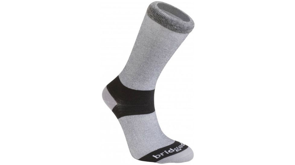 Bridgedale Coolmax Liner 2pk Grey Md B610539-806 MD
