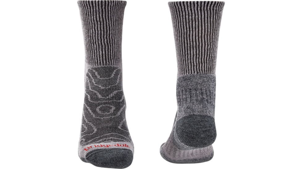 Bridgedale Hike Lightweight Merino Comfort Boot Socks - Mens, Grey, Large, 710514-806-L
