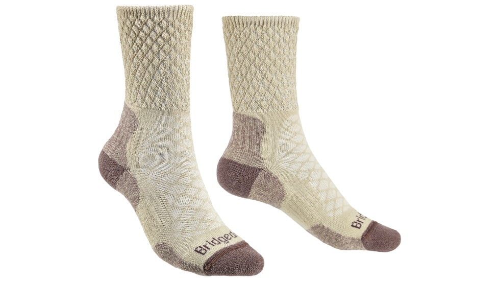 Bridgedale Hike Lightweight Merino Comfort Boot Socks - Womens, Sand, Small, 710619-929-S