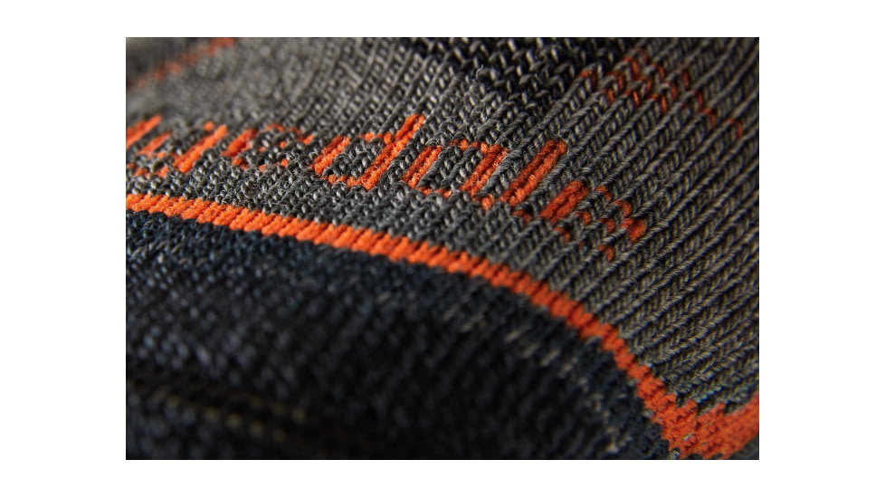 Bridgedale Hike Midweight Merino Endurance Boot Pattern Socks - Mens, Brown/Orange, Medium, 710092-117-M