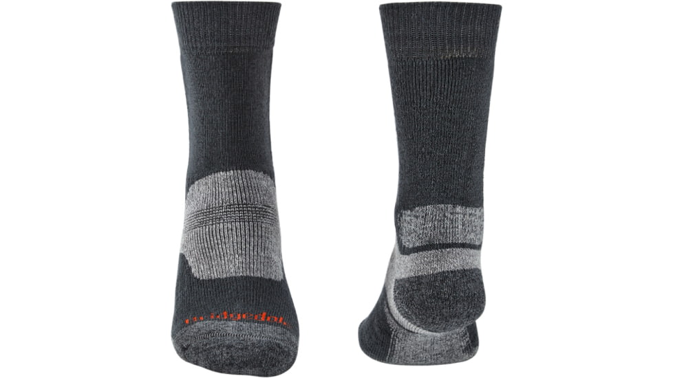 Bridgedale Hike Midweight Merino Endurance Boot Socks - Mens, Grey/Dark Grey, Medium, 710169-013-M