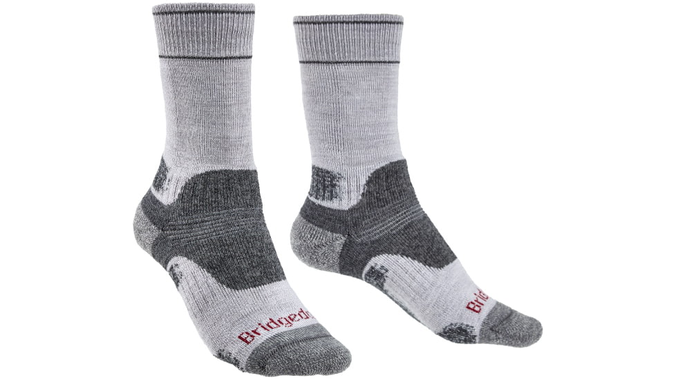 Bridgedale Hike Midweight Merino Endurance Boot Socks - Womens, Silver Grey, Small, 710644-809-S
