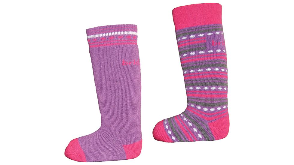Bridgedale Kids Merino Ski 2pk Fuchsia Sm B110002-107-SM