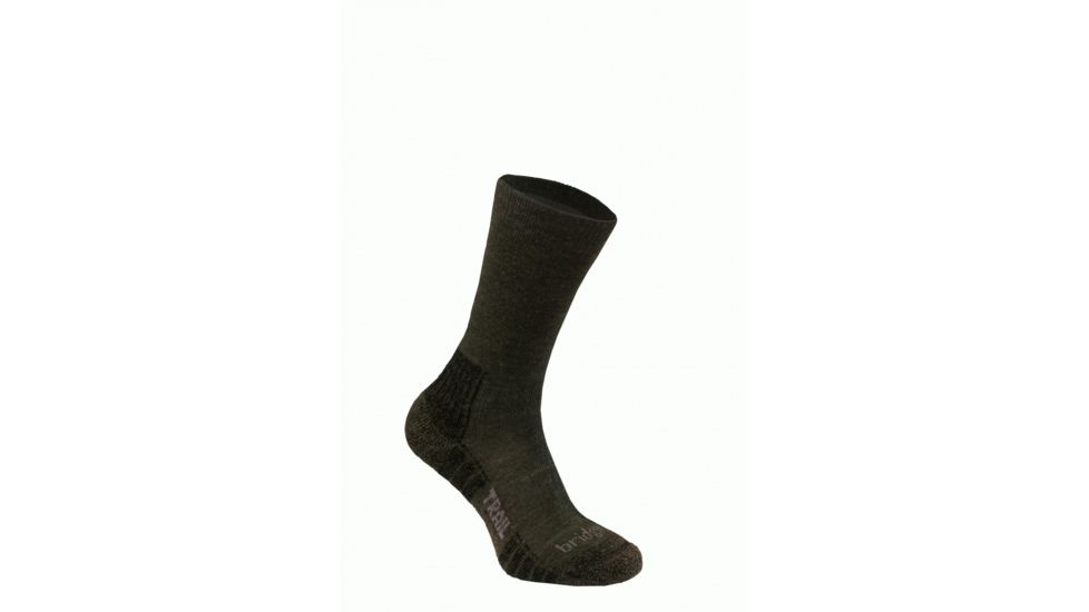 Bridgedale Men's Woolfusion Trail Socks, Dark Green, Extra Large B610152-014-XL