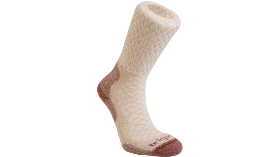 Bridgedale MerinoFusion Trail Light Crew - Women's-Sand-Medium