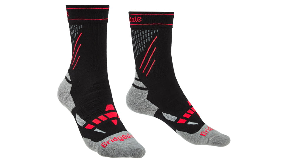 Bridgedale Ski Nordic Race Socks - Womens, Black/Stone, Small, 710074-850-S