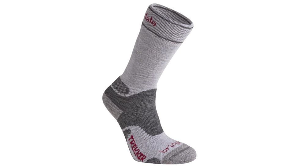 Bridgedale Trekker Sock - Women's, Midweight, Silver, Medium, B610644-809MD