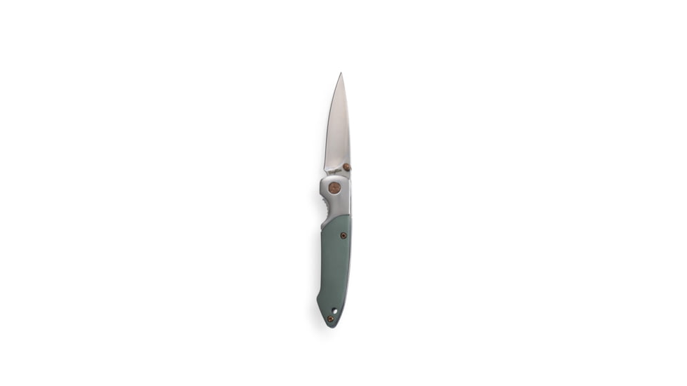 Brighten Blades Day Not So Heavy Metal Knife w/Case, 2.5in, 8Cr13MoV Stainless Steel, Drop Point, Tan, BB-130