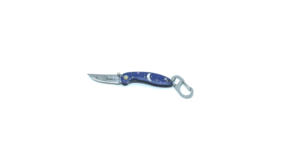 Brighten Blades Dream Keychain Folding Knife, 1.6in, 8Cr13MoV Stainless Steel, Clip Point, BB-117
