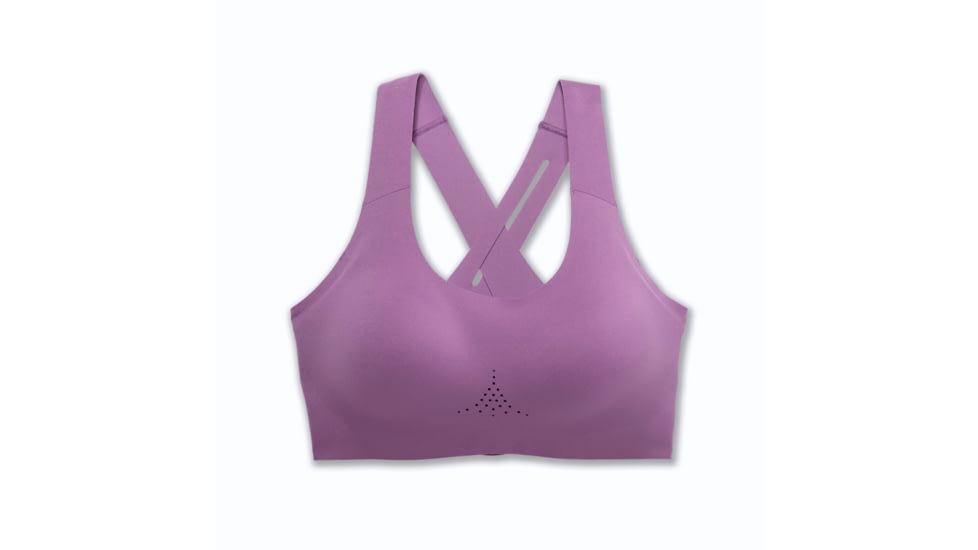 Brooks 2.0 Dare Crossback Run Bra - Womens, Washed Plum, 34AB, 350084516.034AB