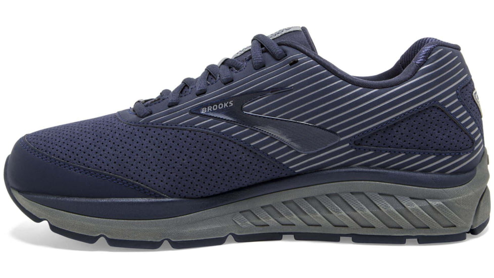 Brooks Addiction Walker Suede Shoes - Mens, Wide, Peacoat/Shade/Peacoat, 13.0, 1103192E445.130