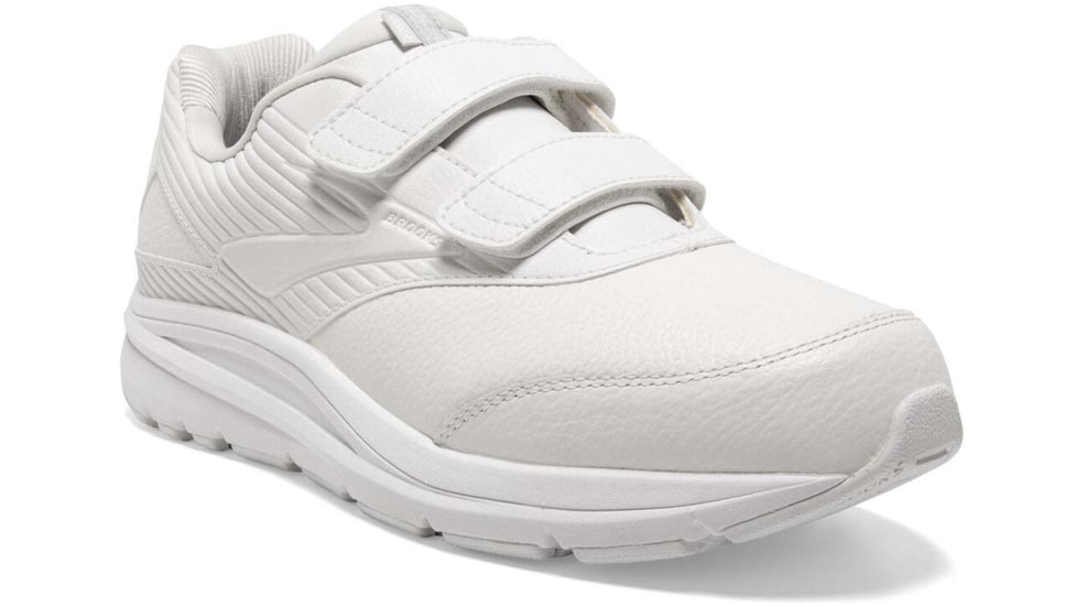 Brooks Addiction Walker V-Strap 2 - Mens, White/White, Wide, 12.0, 1103202E142.120