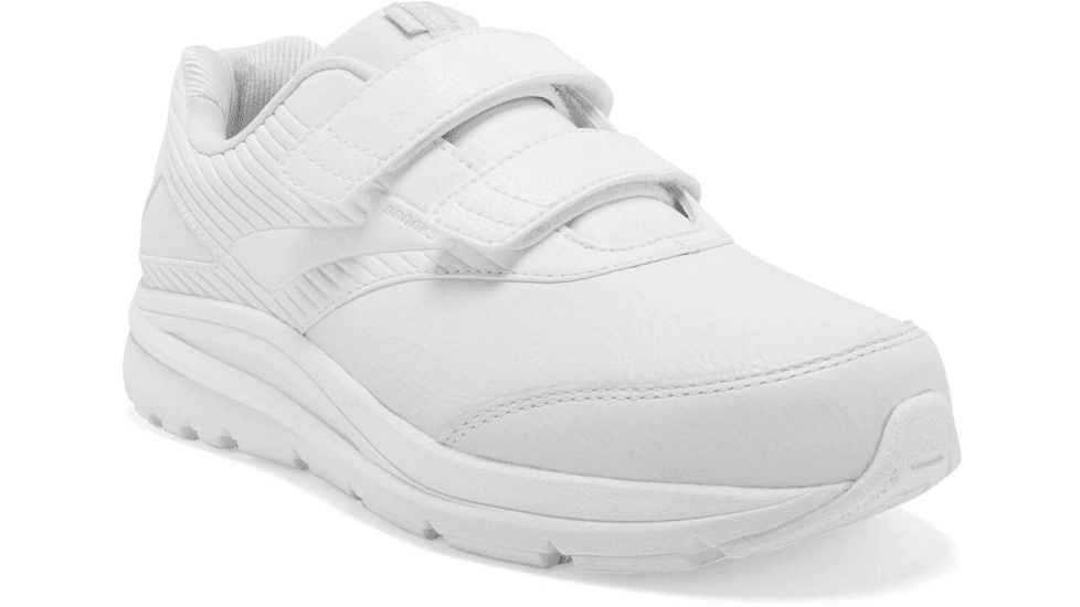 Brooks Addiction Walker V-Strap 2 - Womens, White/White, Wide, 12.0, 1203091D142.120