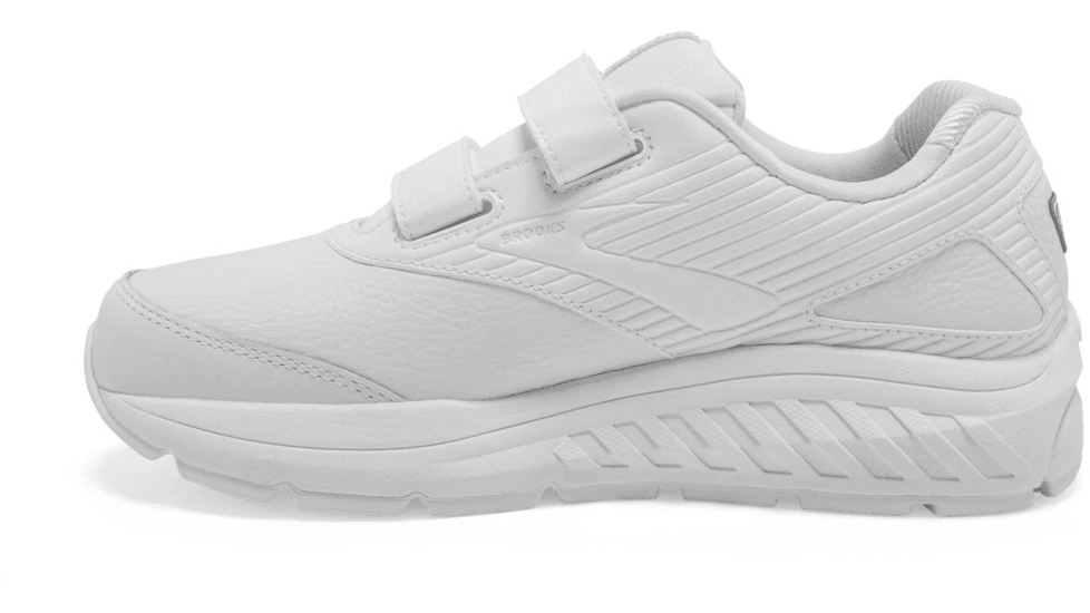 Brooks Addiction Walker V-Strap 2 - Womens, White/White, Wide, 12.0, 1203091D142.120
