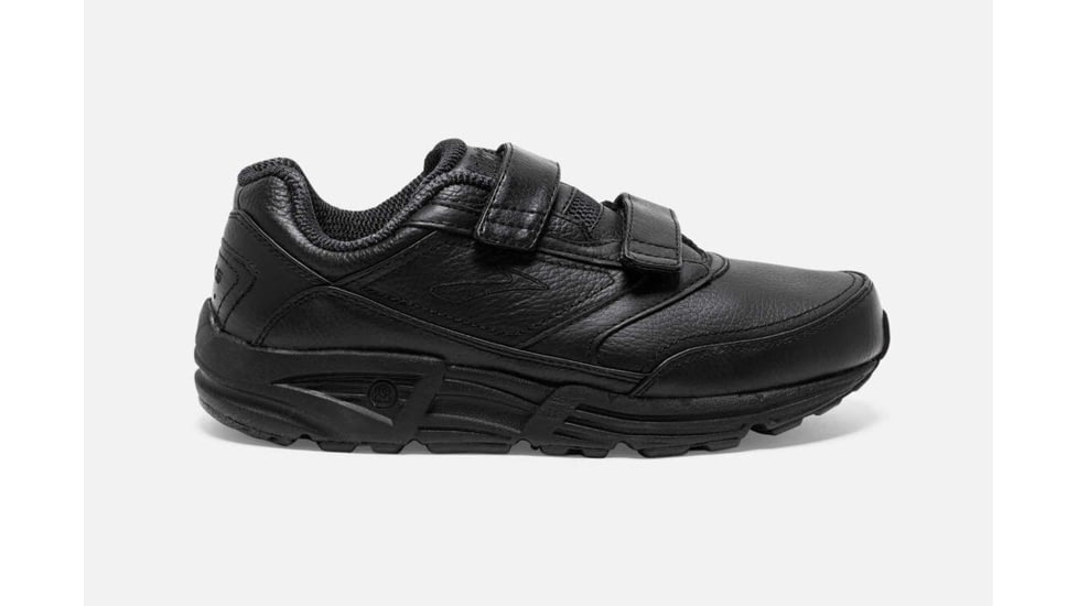Brooks Addiction Walker V-Strap Womens Casual Shoes, Black, 8 US, Extra Wide, 1200332E001.080