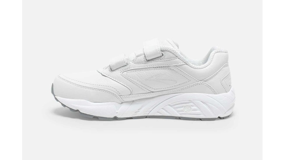 Brooks Addiction Walker V-Strap Womens Casual Shoes, White, 7 US, Extra Wide, 1200332E111.070